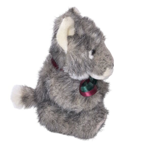 Steven Smith Gray Wolf Stuffed Plush Toy 6" - Picture 3 of 6